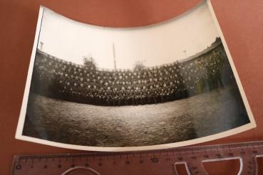 Gruppenfoto - Reichsarbeitsdienst großformatig - Lager Raum Karlsruhe